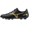 Image de Mizuno Morelia Neo 4 Pro MD Chaussures de football pour homme Noir, Noir, doré, 44.5 EU