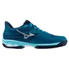Image de Mizuno Hommes Wave Exceed Light 2 Clay Chaussures De Tennis Chaussure Terre Battue Bleu Foncé - Bleu Clair, Moroccan Blue White Bluejay, 44 EU