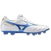 Image de Mizuno Chaussures de Football Morelia Pro MD, White Laserblue Gold, 46 EU
