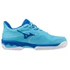 Image de Mizuno Wave Exceed Light 2 CC 61GC232126 Chaussures de tennis pour femme Bleu, Riverblue White Mugenblue, 38.5 EU