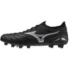 Image de Mizuno Morelia IV Chaussures de football pour homme, noir/argenté, 44 EU
