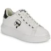 Image de Karl Lagerfeld Kapri Karl Nft Lo Lace Women's White Trainers -> Baskets Blanches Pour Femmes À Lacets Kapri Karl Nft Lo. - EUR 37