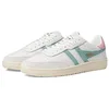 Image de Gola Falcon Chaussures tendance pour femme, blanc/vert mist/corail rose, 36 EU, Blanc/vert/corail (White Green Mist Coral Pink), 36 EU