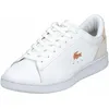 Image de Lacoste Baskets Carnaby pour femme, Blanc Rose Clair, 39 EU