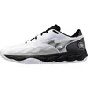Image de Mizuno Chaussures de tennis Wave Enforce Court CC pour homme, blanc/noir/Iron Gate, 42 EU