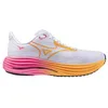Image de Mizuno Wave Rider 29 Chaussures de running unisexe pour adulte, White Tang Orange Pink Tetra, 41 EU