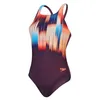 Image de Speedo Maillot de bain femme médaillé imprimé numériquement violet orange