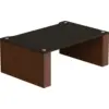 Image de Meubles hi-fi Blok Stax 2G 220 mm Noir & Noyer