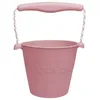 Image de Seau de plage enfant en silicone Vieux Rose Scrunch® - Jouets de plage SCRH4038002