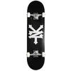 Image de Unbekannt Zoo York Crackerjack Skateboard unisexe pour adulte Noir/blanc 8"