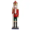 Image de THE TWIDDLERS Grand Soldat Casse-Noisette de Noël en Bois avec Support, XL 50cm - Matériau de Pin & de Bois Fait à la Main de Qualité Supérieure - Décoration de Noël Traditionnelle