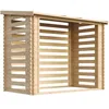 Image de TIMBELA M202 Abri à bûches -l146xL232xH199 cm/ 2.63 m2 - Abri De Stockage Du Bois et range bûches extérieur