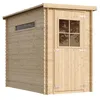 Image de Abri de Jardin en Bois 2,63 m², Cabane de Jardin Exterieur 19 mm épaisseur de Paroi, Cabanon à Outils et Velo avec Fenêtres, TIMBELA M306