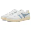 Image de Gola Baskets unisexes Falcon - Blanc/Iceberg/citron - Taille 40 EU, White Iceberg Lemon, 40 EU