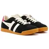Image de Gola Adult Elan Suede Evergreen/Black/Fuchsia Autres, noir, blanc cassé, fuchsia, 36 EU