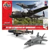 Image de Airfix Cadeauset 2 bouwpakketten - A50191 617 SQN. Dambusters 80e Jubileum Modelbouwset van 2, 1:72 schaal plastic modelvliegtuig bouwpakketten voor volwassenen - Vliegtuigcadeaus voor mannen