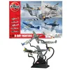 Image de Airfix vliegtuigmodelbouwsets - A50192 D-Day Fighters miniatuurvliegtuigset, plastic modelvliegtuigsets op schaal 1/72 voor volwassenen om te bouwen - vliegtuigcadeaus voor mannen