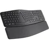 Image de Logitech Ergo Series Ergo K860 for Business - Clavier - Full Size - Sans fil - 2,4 GHz, Bluetooth 5.0 LE - QWERTZ - Suisse - Graphite
