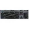 Image de Logitech G G915 X LIGHTSPEED Clavier gaming sans fil ultra-plat, Clavier Allemand QWERTZ, Linéaire - Noir
