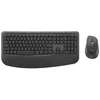 Image de Logitech Signature Comfort Plus Combo MK880 for Business, clavier sans fil, souris de taille standard, repose-poignets, clics silencieux, récepteur sécurisé, Bluetooth, Windows/macOS, DEU QWERTZ