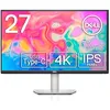 Image de Dell S2722QC USB-C 27" 4K UHD (3840 x 2160) Moniteur, 60Hz, IPS, 4ms, AMD FreeSync, 99% sRGB, HDR, haut-parleurs intégrés, 2 x HDMI, 2 x USB, Argent