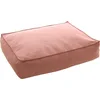 Image de Coussin Avalon RECTANGULAIRE + Fermeture Eclair + Bord Vieux Rose 80x60x18CM