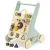 Image de Trixie Houten Dieren Activiteiten duw- en loopwagen