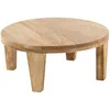 Image de J-Line Table basse Ronde Mangue Bois Naturel