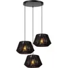 Image de Lucide JESSICA - Suspension - Ø 35,5 cm - 3xE27 - Noir