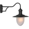 Image de Lucide ARUBA - Applique murale Intérieur/Extérieur - Ø 25 cm - 1xE27 - IP44 - Noir