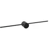 Image de Lucide MIZAR - Applique murale Salle de bains - LED - 1x6W 2700K - IP44 - Noir