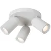 Image de Lucide PUNCH - Spot plafond - Ø 21 cm - 3xGU10 (MR16) - Blanc