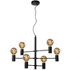 Image de Lucide LEANNE - Suspension - 6xE27 - Noir