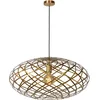 Image de Lucide WOLFRAM - Suspension - Ø 65 cm - 1xE27 - Or Mat/Laiton