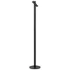Image de Lucide Antrim - Lampadaire rechargeable avec lampe de lecture - Batterie/Pile - LED Dim. - 1 x 2,2 W 2700 K - IP54 - Avec station de charge sans fil - Noir