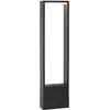 Image de Lucide GOA - Borne extérieur - LED - 1x10W 3000K - IP54 - Anthracite