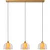 Image de Lucide GUNHILD - Suspension - 3xE27 - Transparent