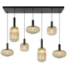 Image de Lucide MALOTO - Suspension - 7xE27 - Ambre