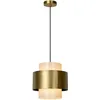 Image de Lucide FIRMIN - Suspension - Ø 30 cm - 1xE27 - Or Mat/Laiton