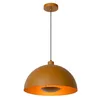 Image de Lucide SIEMON - Suspension - Ø 40 cm - 1xE27 - Jaune Ocre