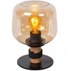 Image de Lucide ILONA - Lampe de table - Ø 18 cm - 1xE27 - Ambre