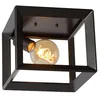 Image de Lucide 73102/01/15 Thor Plafonnier, Métal, E27, 60 W, Fer Gris, 25 x 25 x 20 cm