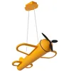 Image de Lucide FOKKER - Suspension Chambres d'enfant - LED - 1x28W 2500K - Jaune