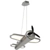 Image de Lucide FOKKER - Suspension Chambres d'enfant - LED - 1x28W 2500K - Fer gris