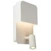 Image de Lucide BOXER - Lampe de chevet/Applique mural - LED - 3000K - Point de rechargement USB - Blanc