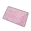 Image de Axbkl - Paillasson antidérapant Bleu pâle Motif gouttelettes séparées dans la précipitation - Dessous antidérapant W20 xL31 Couleur 10