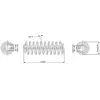 Image de MONROE Ressort de suspension | SE3370 | Arrière | Pour Audi A4 B7 Cabriolet 2002-2010 | Qualité d'équipement d'origine | Confort de conduite et stabilité