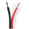 Image de Nedis CAGW2500BK250 câble audio 25 m Noir, Rouge