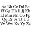 Image de Artemio Alphabet Times Pochoir Home Déco -, Plastique, Noir, 15,5 x 0,2 x 19,5 cm 15020025
