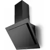 Image de Hotte décorative murale inclinée NOVY Vision Full Black 75cm verre noir